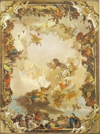 Giovanni Battista Tiepolo Allegory of the Planets and Continents China oil painting art